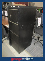 4 Drawer Filing Cabinet Europlan Precision Black