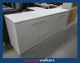 PR6383  White  Credenza Storage - George Walkers Office Furniture Megastore