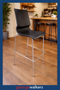 PR6296  Black Ricciolina Barstool - George Walkers Office Furniture Megastore