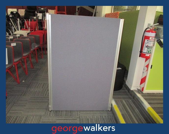 PR6057  Blue  Partition Set - George Walkers Office Furniture Megastore