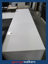 PR6383  White  Credenza Storage - George Walkers Office Furniture Megastore