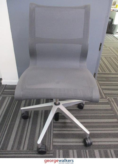 PR5697 - Grey Herman Miller Setu Meeting Chair - George Walkers Office Furniture Megastore
