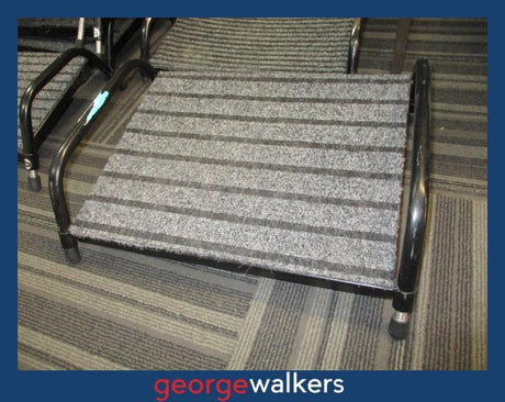 MI07001 - Grey Mix Medium Footrest - George Walkers Office Furniture Megastore