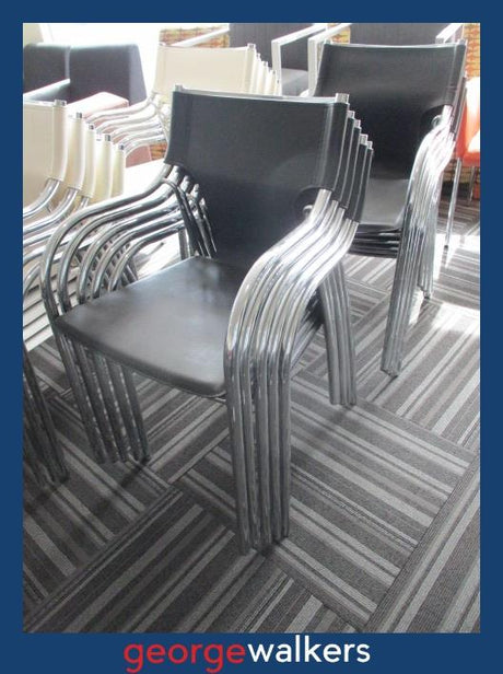 PR5407 - Black Bolton Stackable Chair