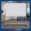 Whiteboard on Stand - Double Sided - 1800 x 900mm - N80458 - George Walkers Office Furniture Megastore