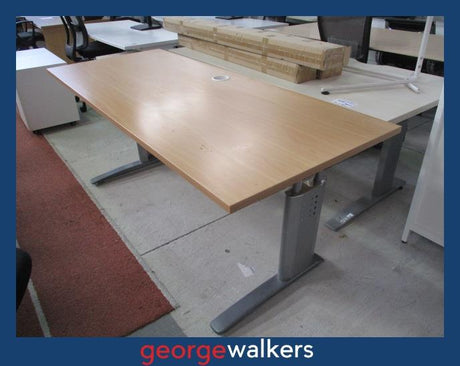PR6077  Tawa  1.8M Straight Desk - George Walkers Office Furniture Megastore