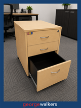 Maple Melteca BFG 3 Drawer Mobile