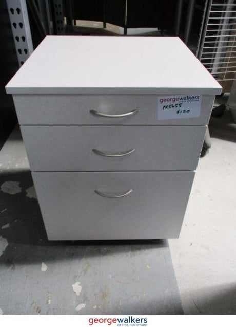 PR5655 - Natural Coloured Melteca  Mobile Drawer - George Walkers Office Furniture Megastore