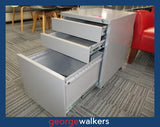 PR6051  Grey  3-Drawer Mobile Unit - SALE - George Walkers Office Furniture Megastore