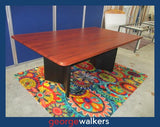PR6201  Mahogany Colour  Meeting Table - George Walkers Office Furniture Megastore
