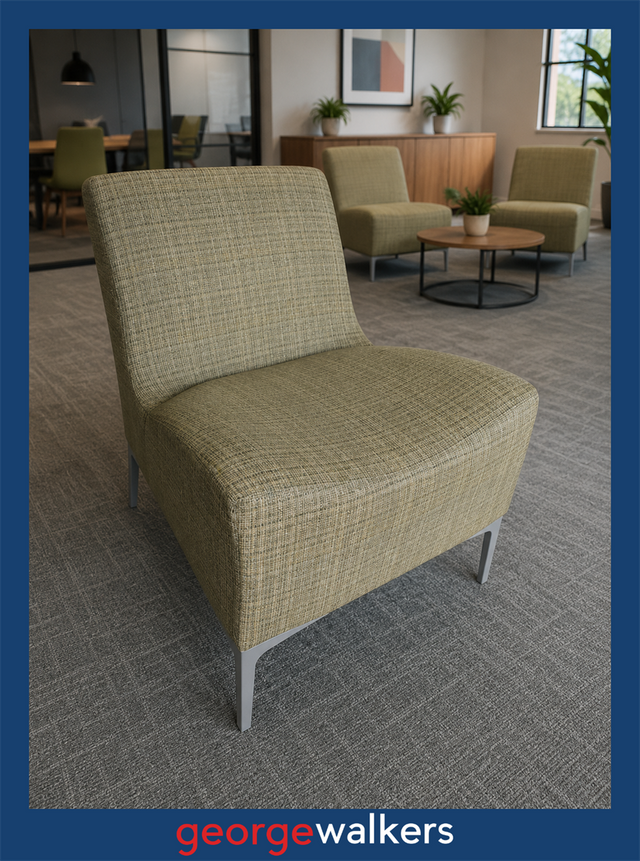 VL58  Green  Single Seat - George Walkers Office Furniture Megastore