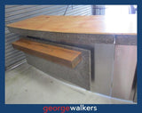 PR6519  Concrete  4M  Reception Counter - George Walkers Office Furniture Megastore
