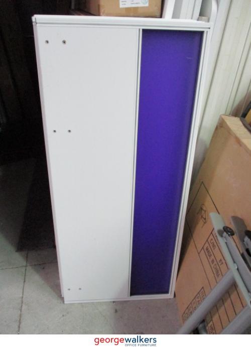 PR4883 - Purple Desk Mounted Partition - George Walkers Office Furniture Megastore