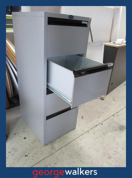 PR6261  Grey Precision Classic Metal Filing Drawer