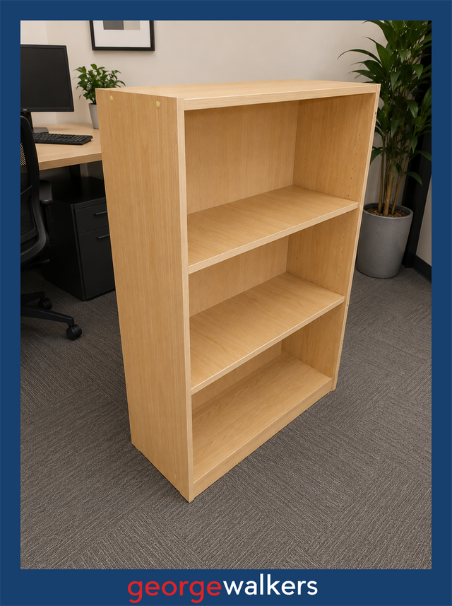 PR6738  Tawa Melteca  Bookshelf - George Walkers Office Furniture Megastore