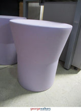 PR5699 - White Mauve Resin Stool - George Walkers Office Furniture Megastore