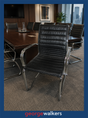 VL57  Black Meeting Chair - George Walkers Office Furniture Megastore