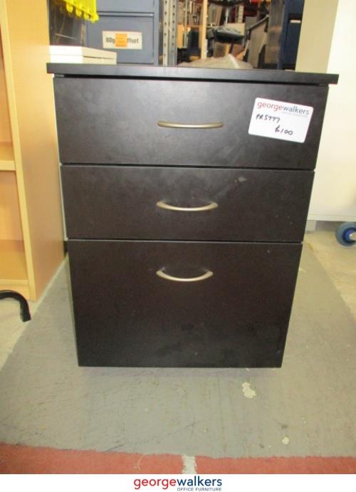 PR5777  Black  Mobile Drawer - George Walkers Office Furniture Megastore