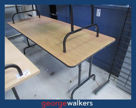 PR6468  Tawa Melteca  Trestle Table 1.8M - George Walkers Office Furniture Megastore