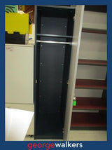 PR6382  Blue/Silver  Melteca Lockable Single Door Storage Locker