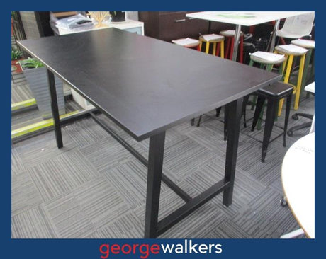 PR6550  Black  Bar Leaner Meeting Table