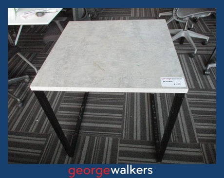 PR5684 - Melteca White  Square Table - George Walkers Office Furniture Megastore