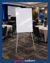 PR6467   Litewhyte Whiteboard / Flipchart on Stand - George Walkers Office Furniture Megastore
