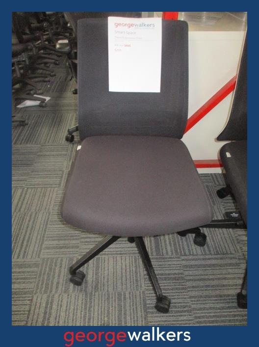 PR6451  Black Smart Space Trend Ergonomic Office Chair - George Walkers Office Furniture Megastore