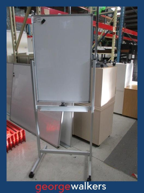PR6748    Whiteboard on Stand - George Walkers Office Furniture Megastore