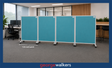 Partitions - Mobile Display - 1500 x 1200mm - Green - N80289 - George Walkers Office Furniture Megastore