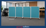 Partitions - Mobile Display - 1500 x 1200mm - Green - N80289 - George Walkers Office Furniture Megastore