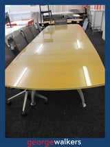 PR5798  Timber  Boardroom Table - George Walkers Office Furniture Megastore