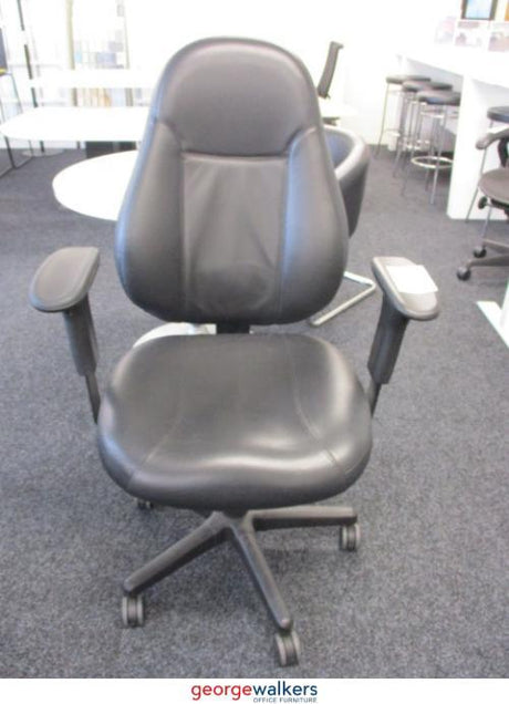 PR5416 - Black Buro Office Chair - George Walkers Office Furniture Megastore