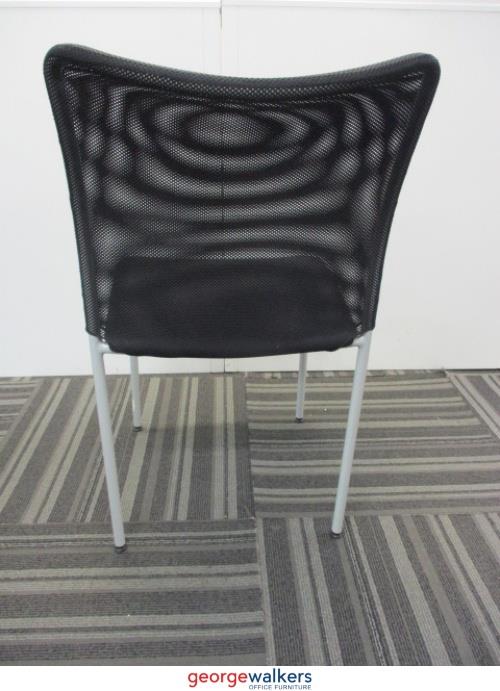 PR5665 - Black Stackable Meeting Chair - George Walkers Office Furniture Megastore