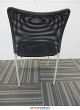PR5665 - Black Stackable Meeting Chair - George Walkers Office Furniture Megastore