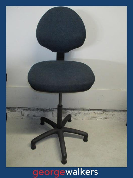 PR6112  Blue Damba High Rise Office Chair - George Walkers Office Furniture Megastore