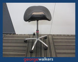 PR5951  Black Salli Saddle Chair - George Walkers Office Furniture Megastore