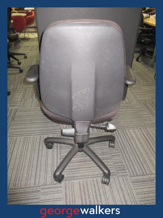 OFFICE CHAIR – KNIGHT LUXE EVO 3 – WITH ADJUSTABLE ARMRESTS – RRP $500+ – PR6902 - George Walkers Office Furniture Megastore