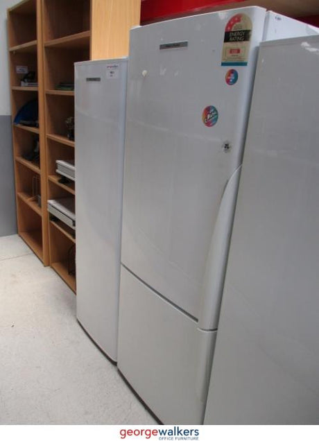 PR5573 - White Fisher & Paykel Refrigerator - George Walkers Office Furniture Megastore