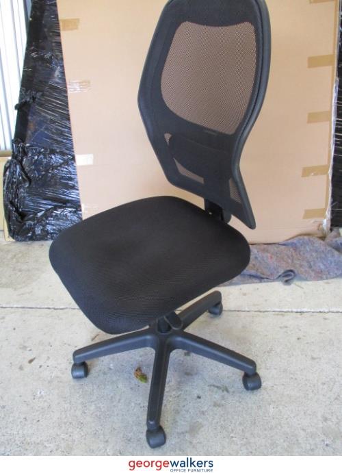 PR4453 - Black Office Chair - George Walkers Office Furniture Megastore