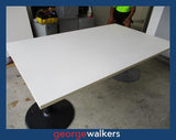 SM7 - White Meeting Table - George Walkers Office Furniture Megastore