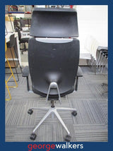 PR6325  Black Sitland Spirit Executive Office Chair - Original RRP $2900 - George Walkers Office Furniture Megastore