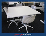 PR5750 - White  Meeting Table - George Walkers Office Furniture Megastore