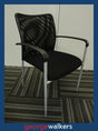 PR5664 - Black Mesh Stackable Meeting Chair - George Walkers Office Furniture Megastore