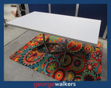 PR6200  White Melteca  Meeting Table - George Walkers Office Furniture Megastore