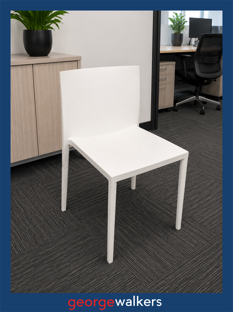 UFL CHAIR – ANDREU WORLD – DESIGNER – CREAM – RRP $900+ – PR6817C - George Walkers Office Furniture Megastore