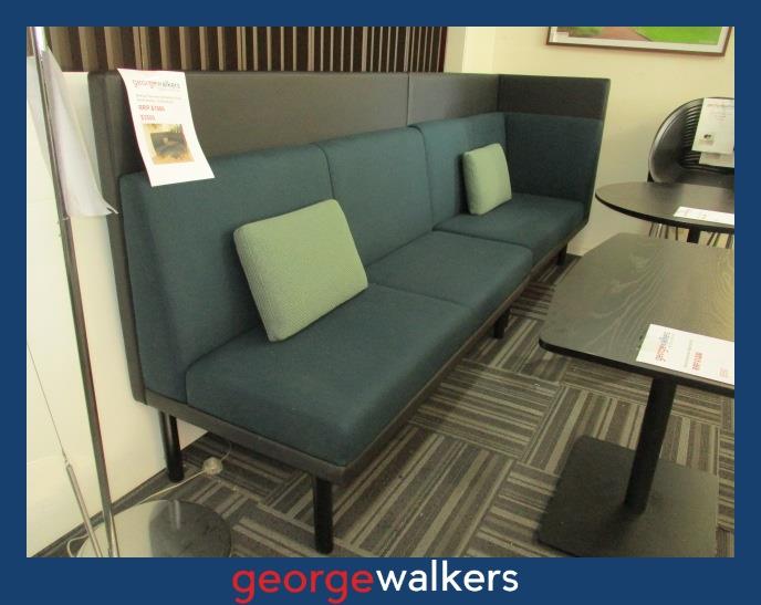 MODULAR SEATING – 2 PIECE – ZENITH COMMERCIAL – 1.2M HIGH BACK – PR6871 - George Walkers Office Furniture Megastore
