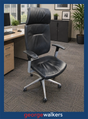 PR6326  Black Sitland Spirit Executive Office Chair - damaged armrest - George Walkers Office Furniture Megastore