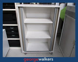 PR6114  Grey  Tambour Cabinet