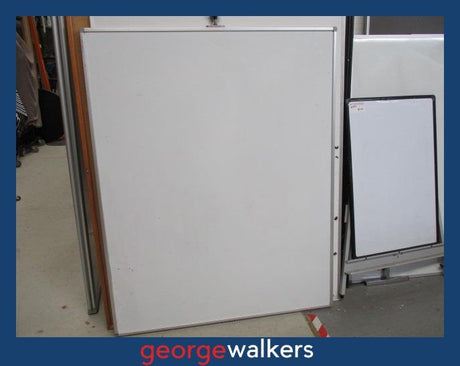 PR6233  White  Whiteboard - 1.5M x 1.2M - George Walkers Office Furniture Megastore